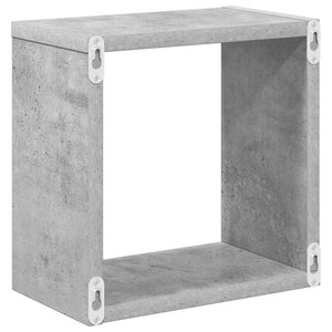 Würfelregale 6er Set, Betongrau