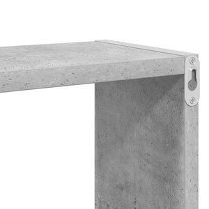 Würfelregale 6er Set, Betongrau