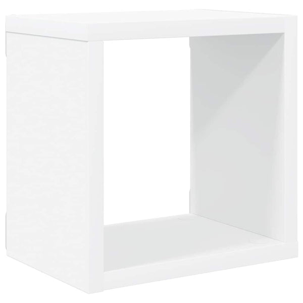 Weiße Würfelregale, 6er Set