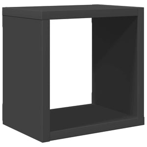 Graue Würfelregale, 4er Set