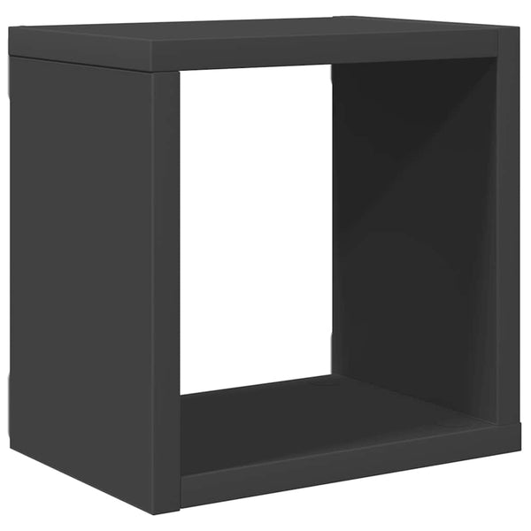 Graue Würfelregale, 4er Set
