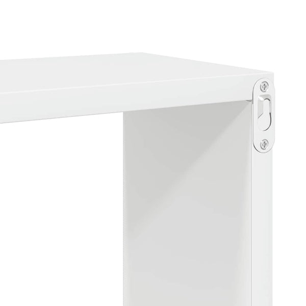 Weiße Würfelregale, 6er Set