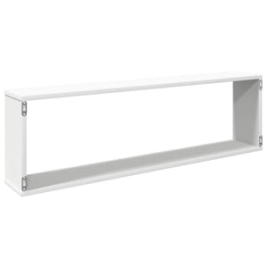 Weiße Würfelregale, 2er Set