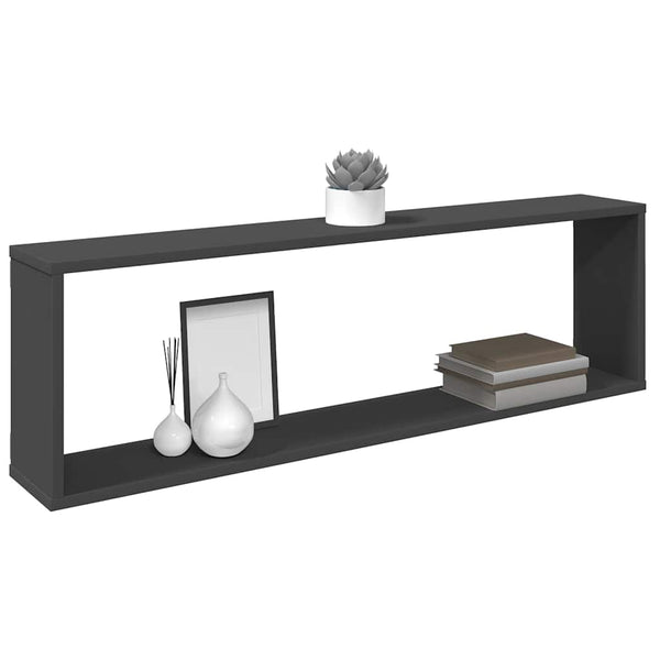 Würfelregale Grau, 6er Set