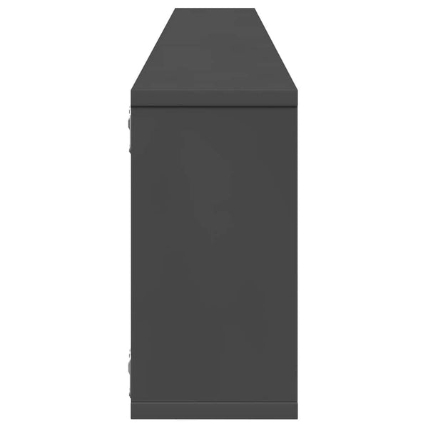 Würfelregale Grau, 6er Set