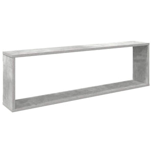 Betongraue Würfelregale, 2er Set