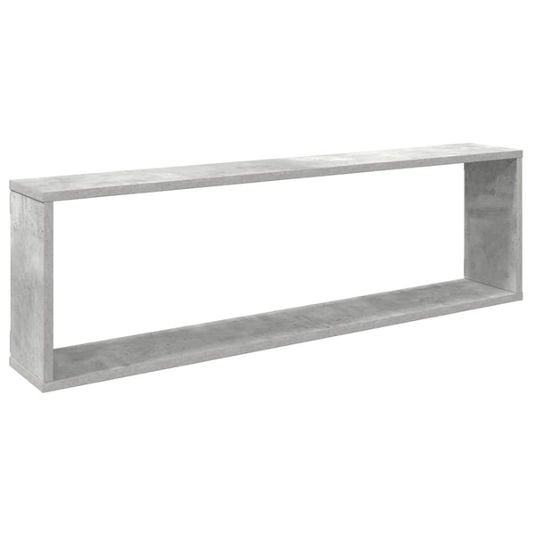 Betongraue Würfelregale, 2er Set