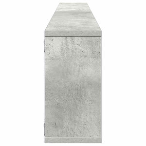 Würfelregale 6er Set Betongrau 100x15x30cm