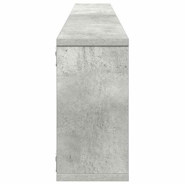 Würfelregale 6er Set Betongrau 100x15x30cm