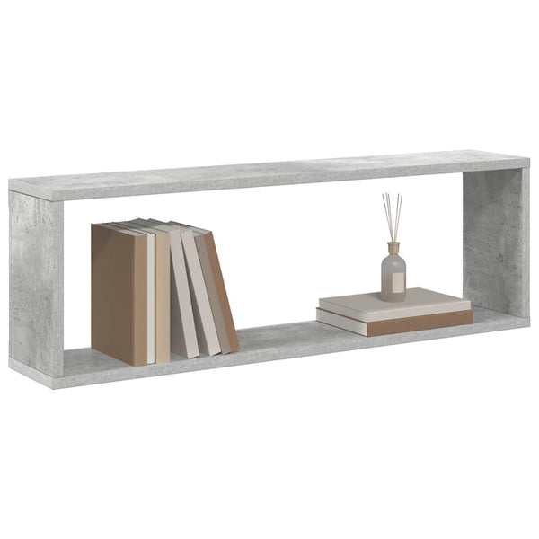 Betongraue Würfelregale, 2er-Set