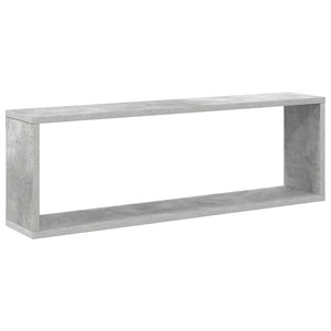 Betongraue Würfelregale, 2er-Set