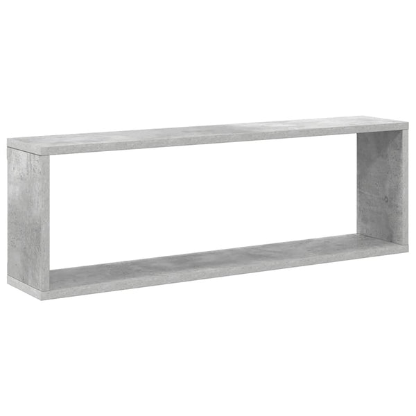 Betongraue Würfelregale, 2er-Set