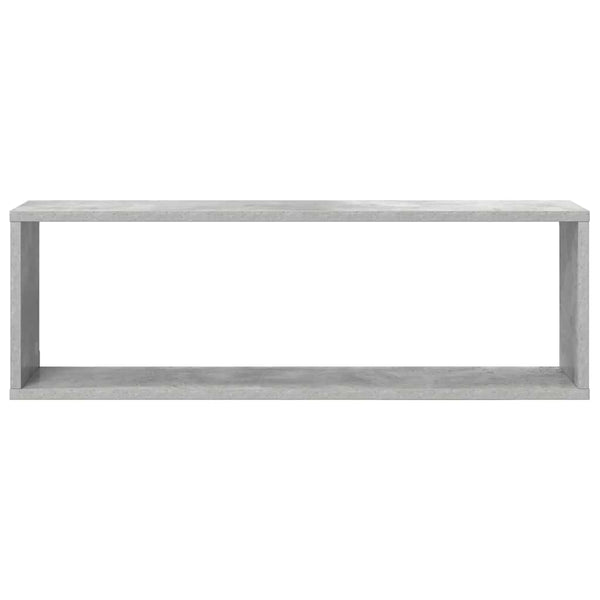 Betongraue Würfelregale, 2er-Set