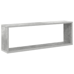 Betongraue Würfelregale, 4er-Set