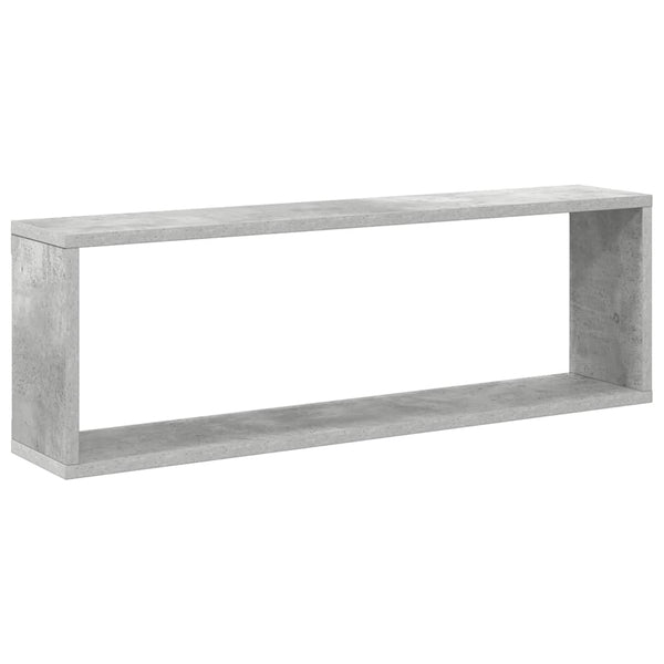 Betongraue Würfelregale, 4er-Set