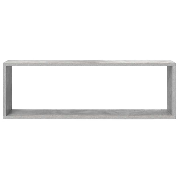 Betongraue Würfelregale, 4er-Set