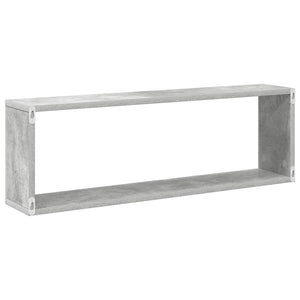 Betongraue Würfelregale, 6er Set