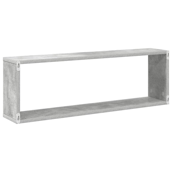 Betongraue Würfelregale, 6er Set