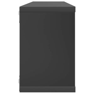 Graue Würfelregale, 6er Set