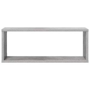 Betongraue Würfelregale, 2er-Set