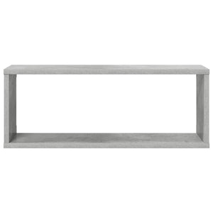 Betongraue Würfelregale, 4er-Set