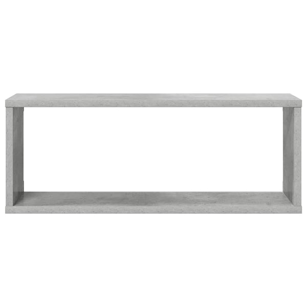 Betongraue Würfelregale, 4er-Set