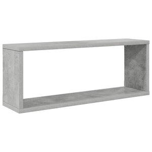 Würfelregale, 6er Set, Betongrau