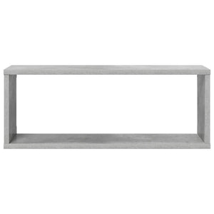 Würfelregale, 6er Set, Betongrau