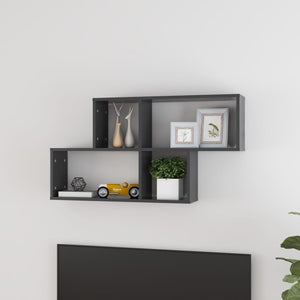 Graues Wandregal 100 cm