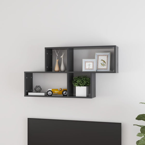 Graues Wandregal 100 cm