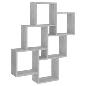 Betongraues Würfelregal, 78 cm