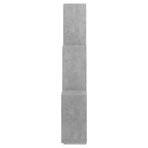 Betongraues Würfelregal, 78 cm