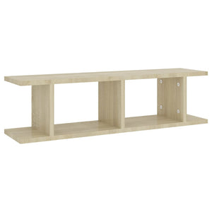 Wandregale Sonoma-Eiche, 2er Set