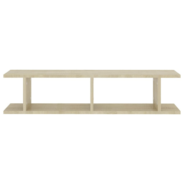 Wandregale Sonoma-Eiche 90x18x20cm, 2er Set