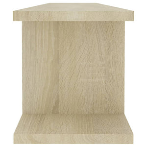 Wandregale Sonoma-Eiche 90x18x20cm, 2er Set