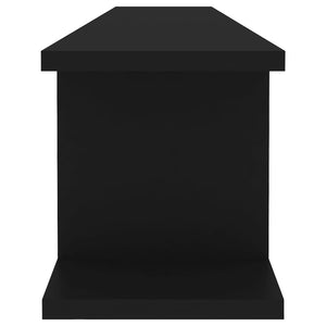 Schwarze Wandregale, 2er-Set