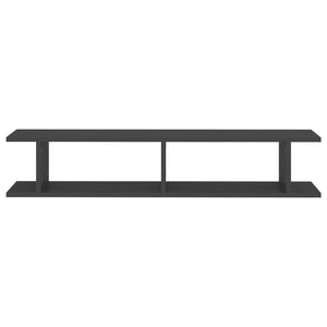 Graue Wandregale, 2er Set
