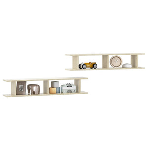 Wandregale Sonoma-Eiche 105 cm, 2er-Set
