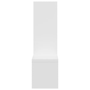 Weiße Wandregale, 2er Set, 50 cm