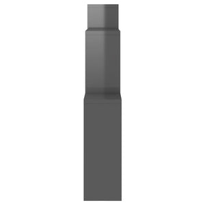 Hochglanz Würfelregal Grau, 80cm