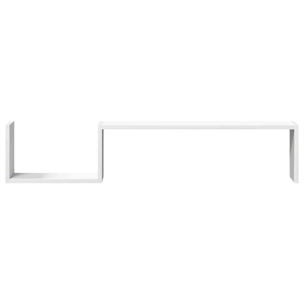 Weiße Wandregale, 2er Set, 100 cm