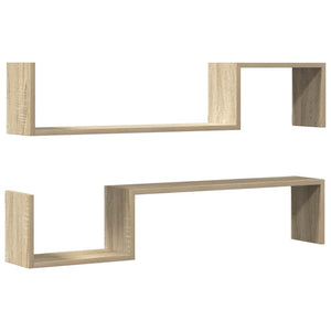 Wandregale Sonoma Eiche 100 cm, 2er Set