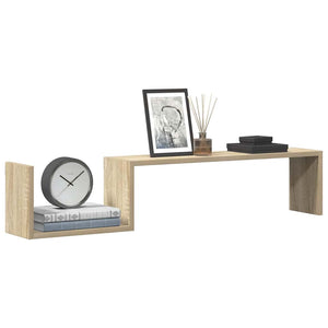 Wandregale Sonoma Eiche 100 cm, 2er Set