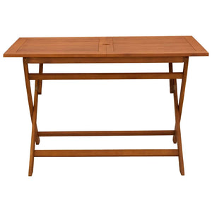 Gartentisch Klappbar 120x70x75 cm Massivholz Eukalyptus