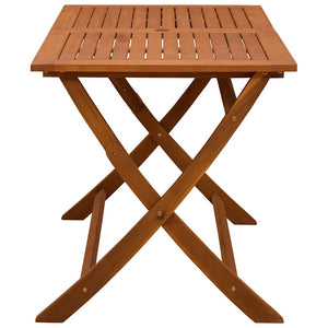 Gartentisch Klappbar 120x70x75 cm Massivholz Eukalyptus