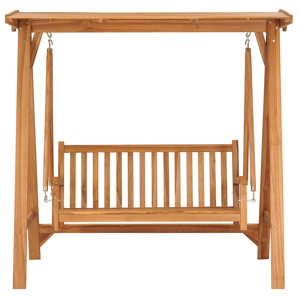 Hollywoodschaukel 174 cm Massivholz Teak