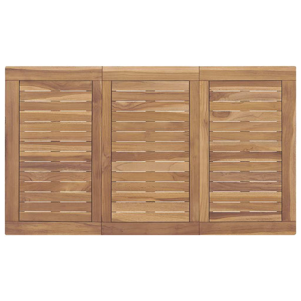 Garden Esstisch 120x70x77 cm Massiv Teakholz