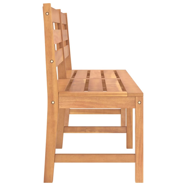 vidaXL Banc de jardin 180 cm en teck massif