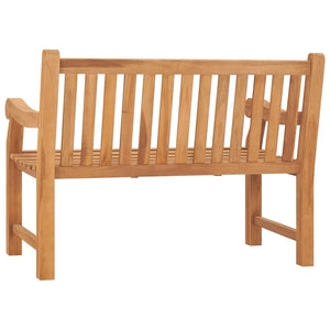 vidaXL Banc de jardin 114 cm en teck massif