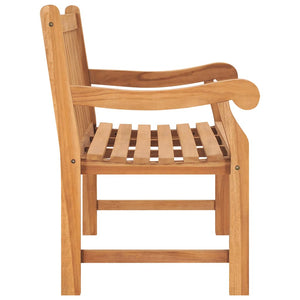 vidaXL Banc de jardin 114 cm en teck massif